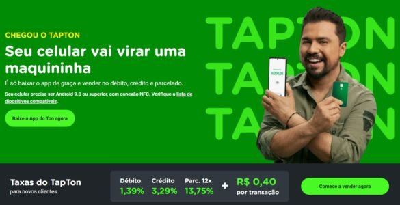 Saiba Como Vender No TapTon Seu Celular Vira Uma Maquininha Da Ton