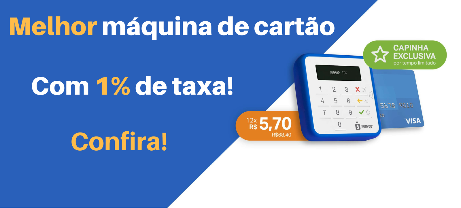 Sumup Melhor Máquina De Cartão Menores Taxas E Sem Mensalidades 4284