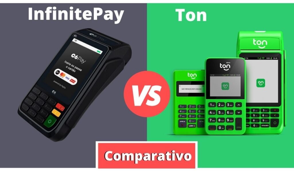 comparativo infinitepay e ton