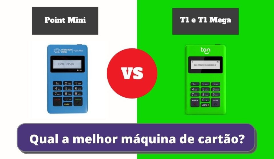 Point Mini ou T1 e T1 Mega - Qual a Melhor Maquininha de Cartão?