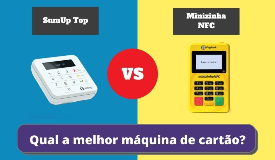 Minizinha NFC ou SumUp Top - Qual a Melhor Maquininha de Cartão?
