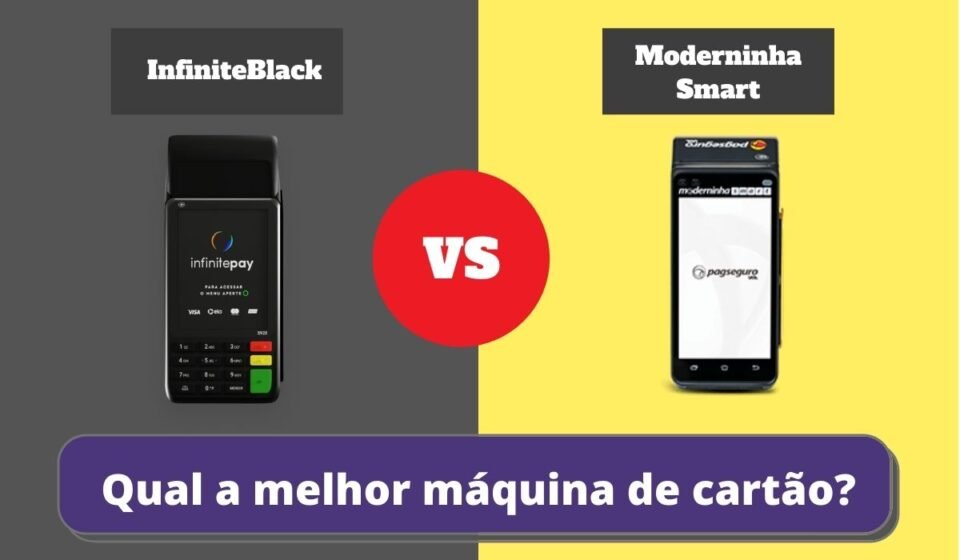 InfiniteBlack ou Moderninha Smart - Qual a Melhor Maquininha de Cartão?