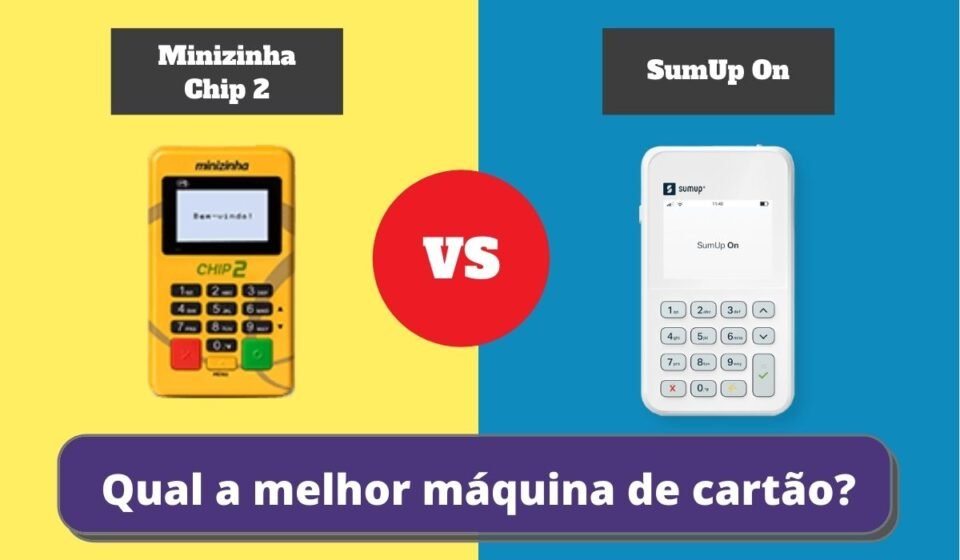 SumUp On ou Minizinha Chip 2 - Qual a Melhor Maquininha de Cartão?