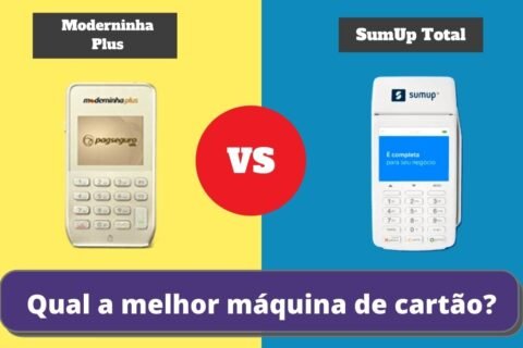 Moderninha Plus ou SumUp Total - Qual a Melhor Maquininha de Cartão?