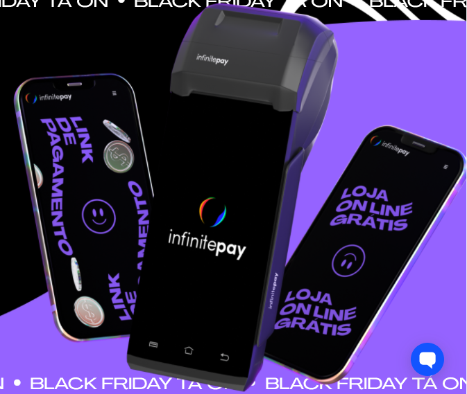 Promoção Black Friday da InfinitePay - Super Desconto no Combo InfinitePay
