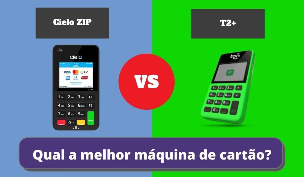 Cielo ZIP ou T2+ - Qual a Melhor Maquininha de Cartão?