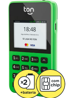 Promoção de 10% de Desconto na Maquininha T2+ da Ton