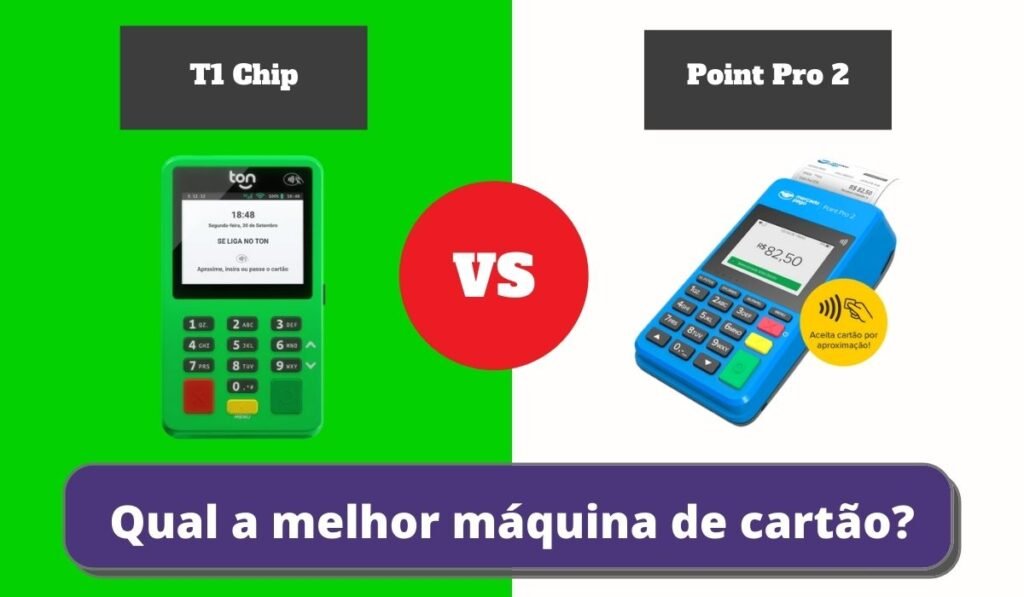 Point Pro 2 ou T1 Chip - Qual a Melhor Maquininha de Cartão?