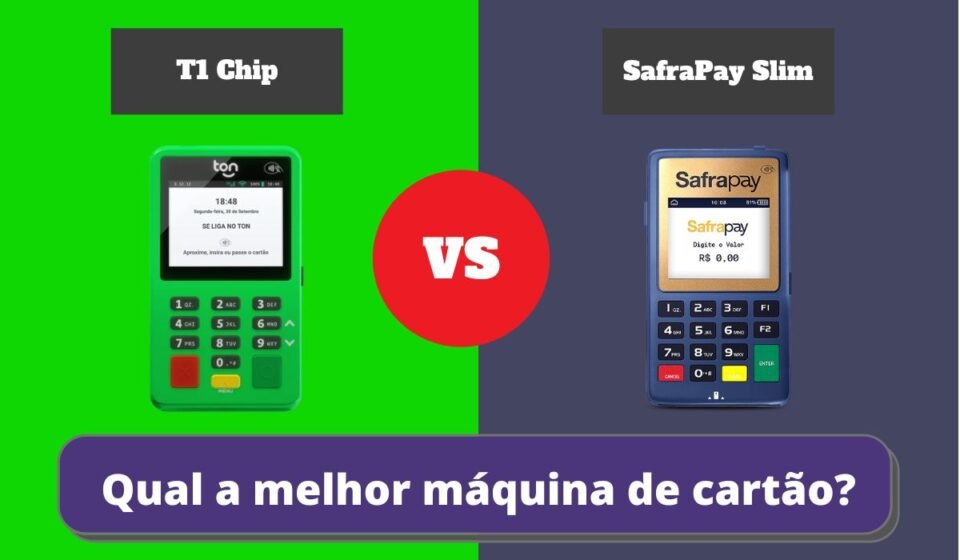 SafraPay Slim ou T1 Chip - Qual a Melhor Maquininha de Cartão?