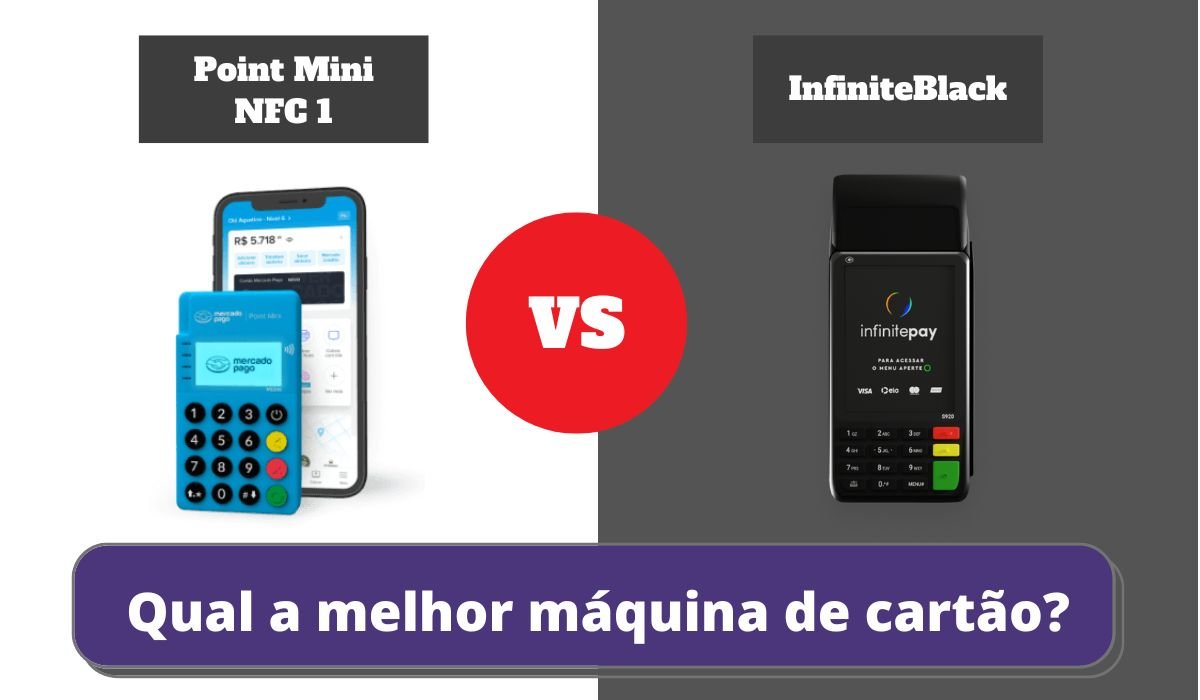 InfiniteBlack ou Point Mini NFC 1? Qual a Melhor Máquina de Cartão?