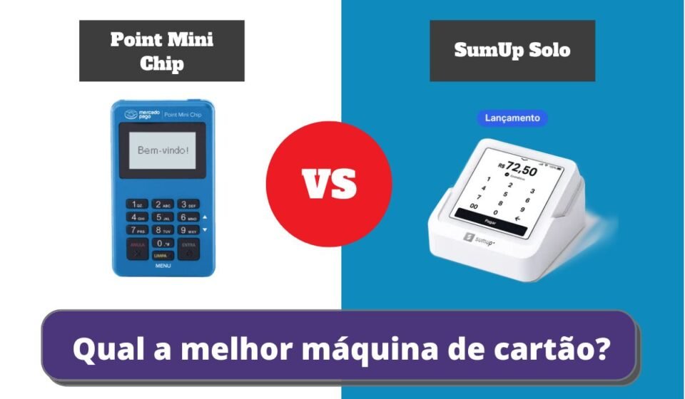 point mini chip ou sumup solo - Qual a Melhor Maquininha de Cartão?