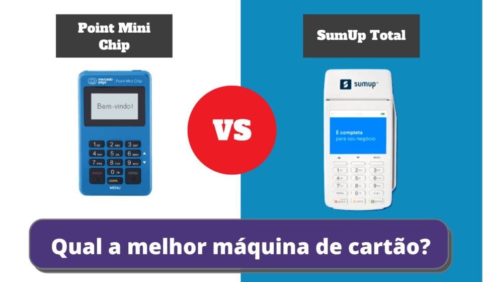 point mini chip ou sumup total - Qual a Melhor Maquininha de Cartão?