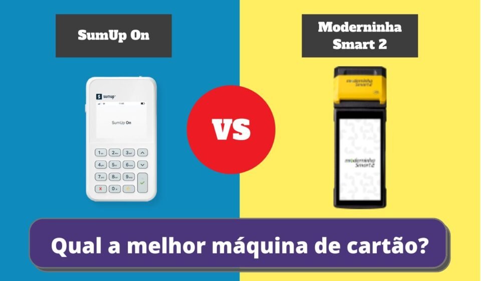 sumup on ou Moderninha smart 2 - Qual a Melhor Maquininha de Cartão?