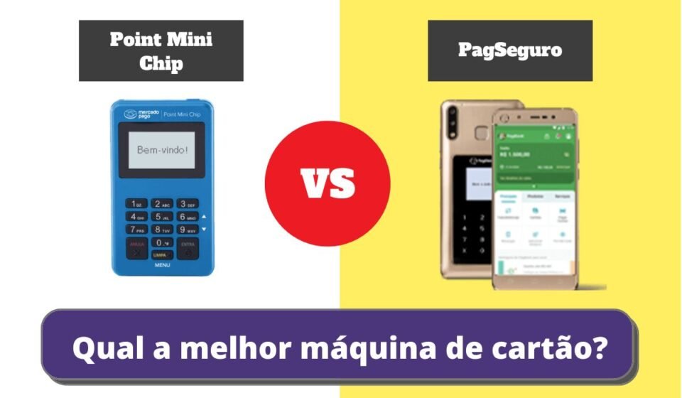 point mini chip ou pagseguro - Qual a Melhor Maquininha de Cartão?