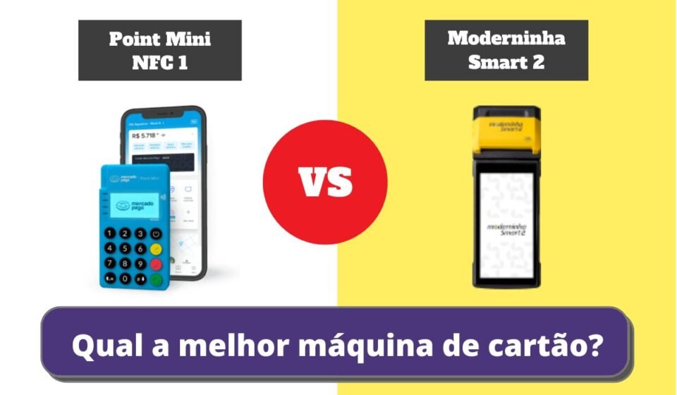 point mini nfc 1 ou Moderninha smart 2 - Qual a Melhor Maquininha de Cartão?