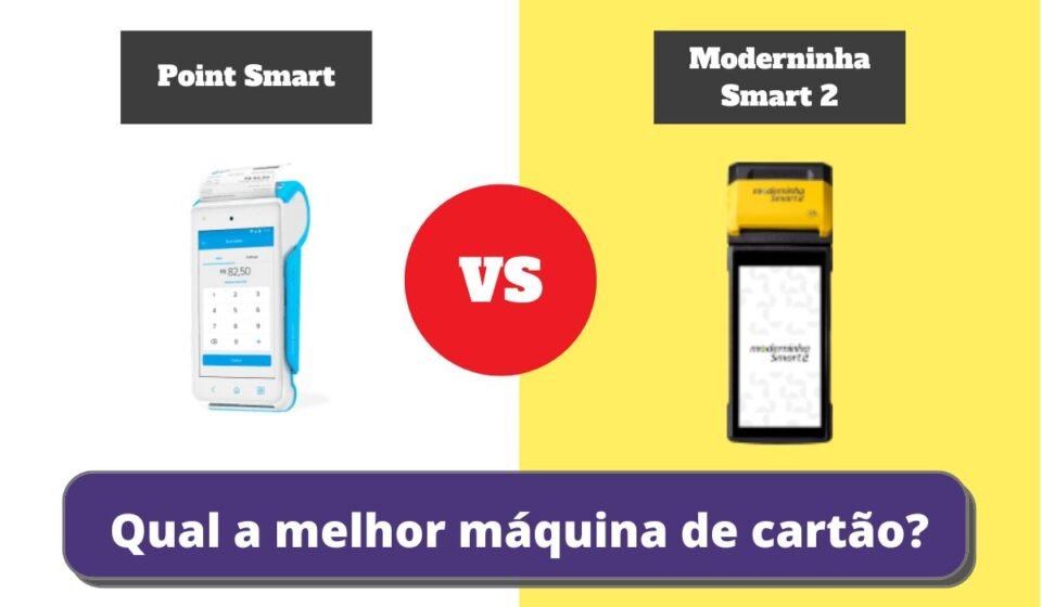 point smart ou Moderninha smart 2 - Qual a Melhor Maquininha de Cartão?