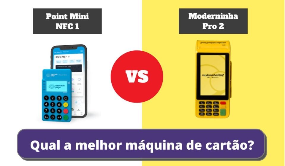 Moderninha Pro 2 ou Point Mini NFC 1? Qual a Melhor Maquininha?