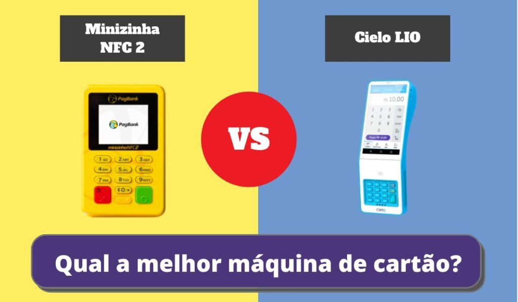 cielo LIO vs minizinha nfc 2