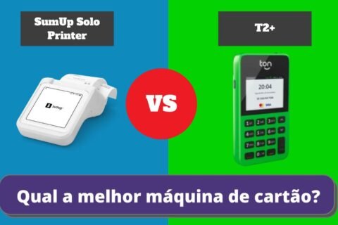 sumup solo printer vs t2+