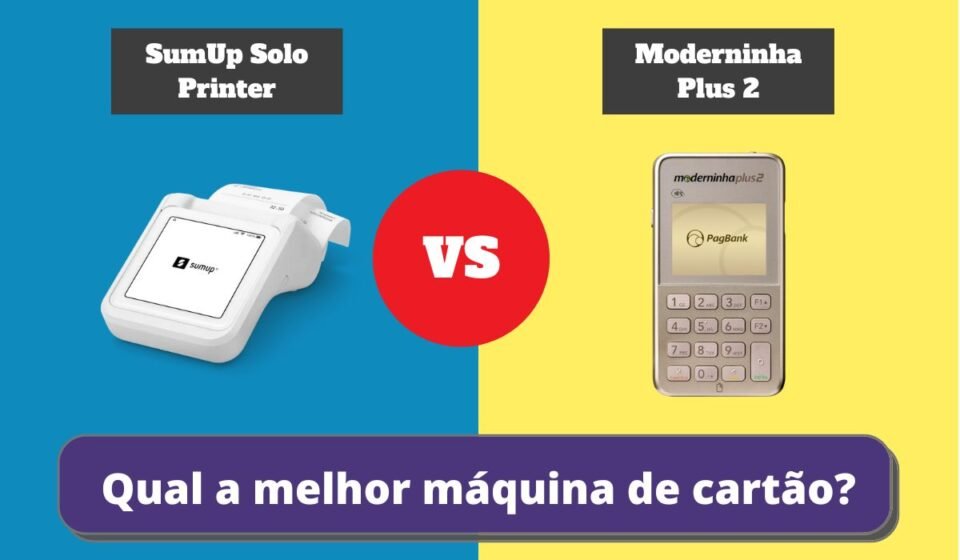 sumup solo printer vs moderninha plus 2