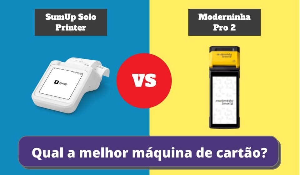 sumup solo printer vs moderninha Smart 2