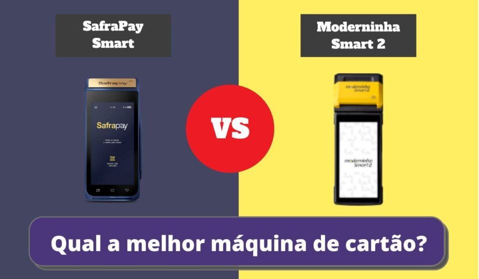 moderninha smart 2 vs Safrapay Smart