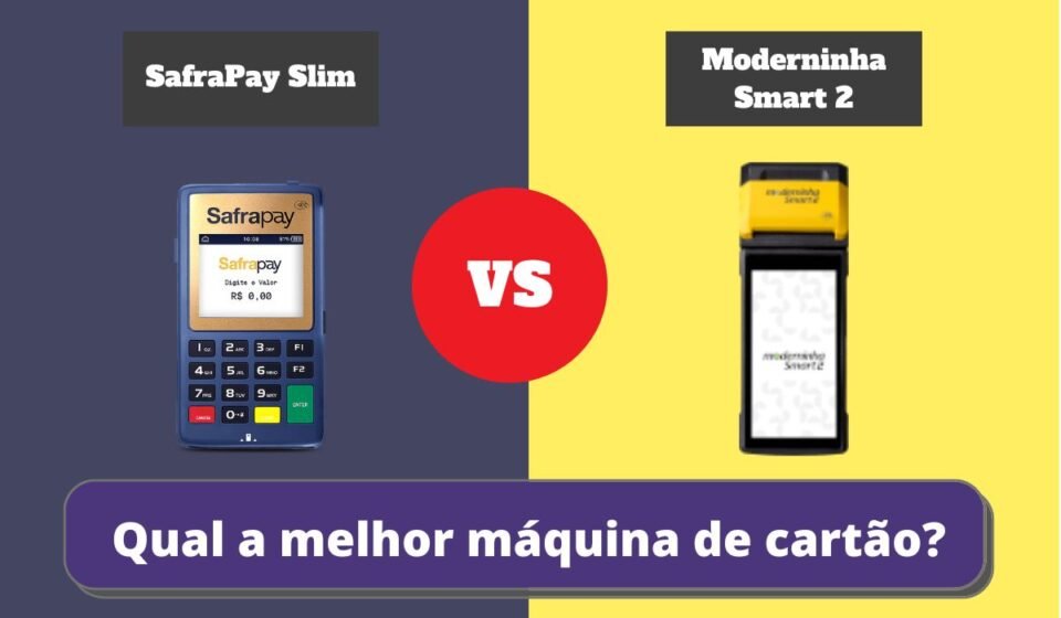 moderninha smart 2 vs Safrapay Slim