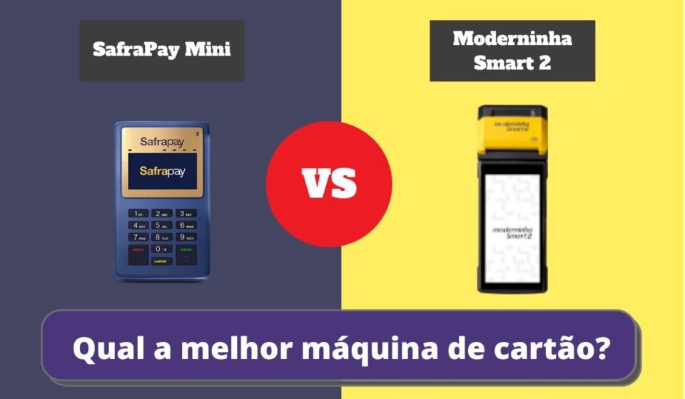 moderninha smart 2 vs Safrapay Mini